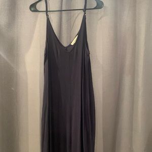 Floor length maxi dress with pockets